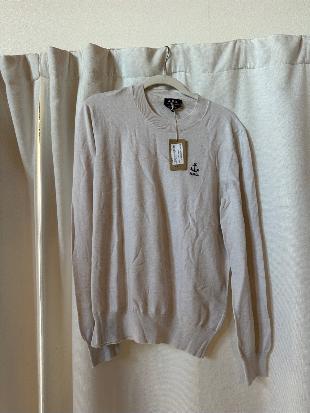 A.P.C. Long Sleeve Neutral Small NWT